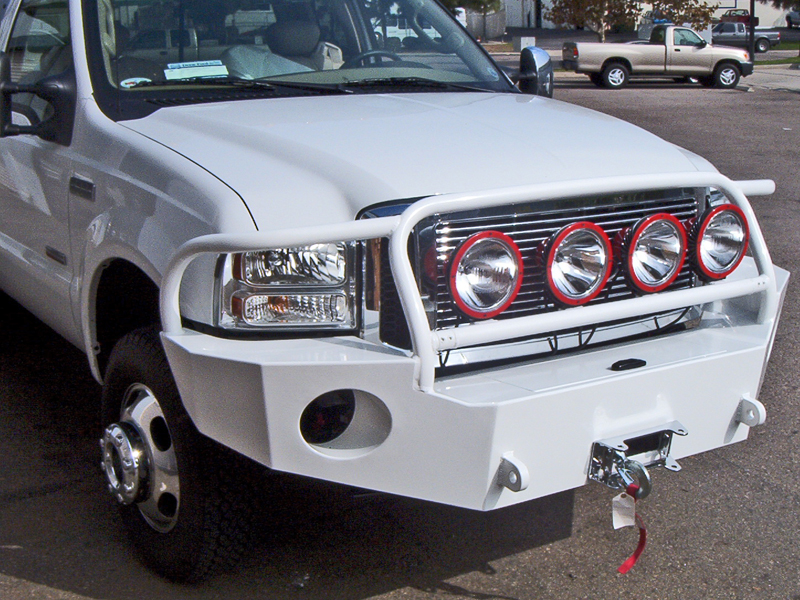 Ford Super Duty Alluminatis front winch bumper 2005-2007