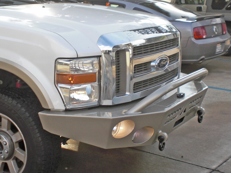 Ford Super Duty Alluminatis front winch bumper 2008-2010