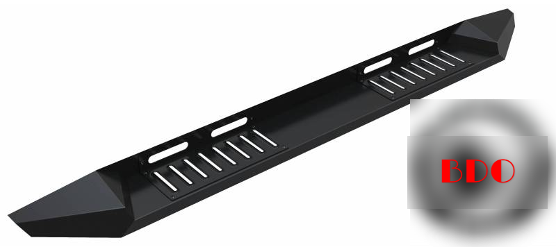 Dodge Ram 2009-2019 1500 2500 3500 Black Armour Running Board Steps - Free Shipping