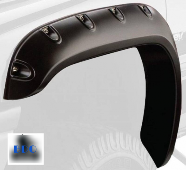 2002-2008 Dodge Ram 1500 | 2500 | 3500 Fender Flares Pocket Style Black -Free Shipping