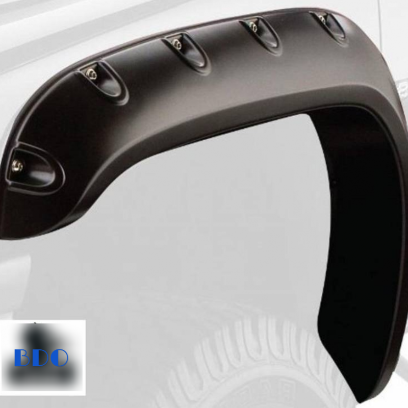 2002-2008 Dodge Ram 1500 | 2500 | 3500 Fender Flares Pocket Style Black -Free Shipping