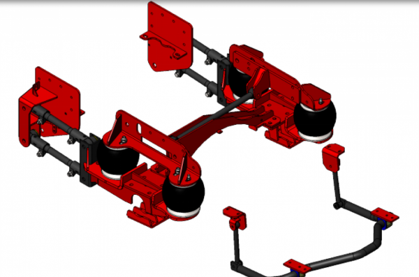 Ford F250 / F350 4 Bag Air Suspension System